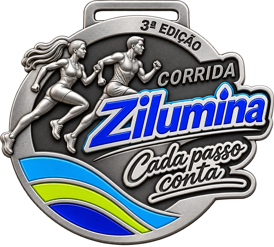 Medalha da 3ª Corrida Zilumina